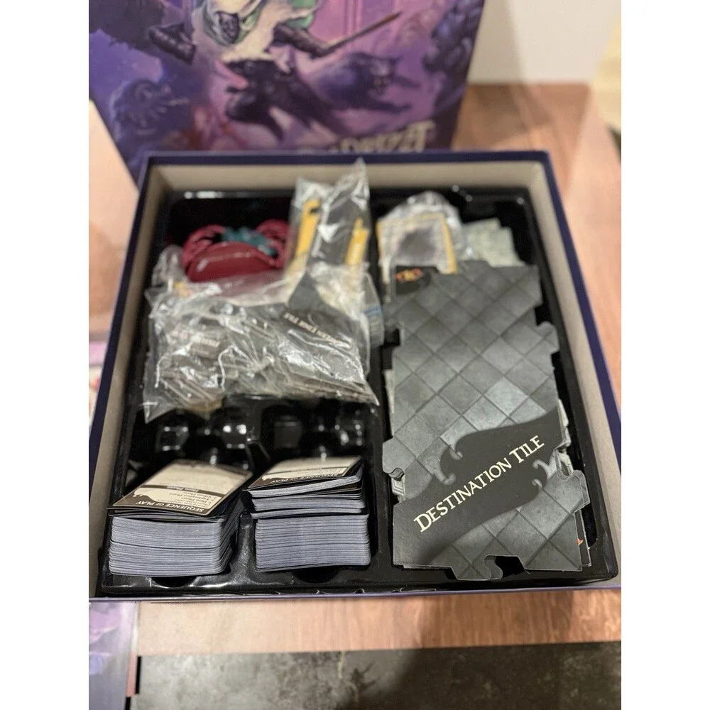 Dungeons & Dragons The Legend of Drizzt Fantasy Board Game, 1-5P, Ages 12+